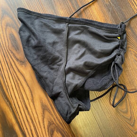 Savage X Fenty 70’s Sleeveless Crop Top w/Tie Front & Matching High Waist Bottom - Picture 13 of 16